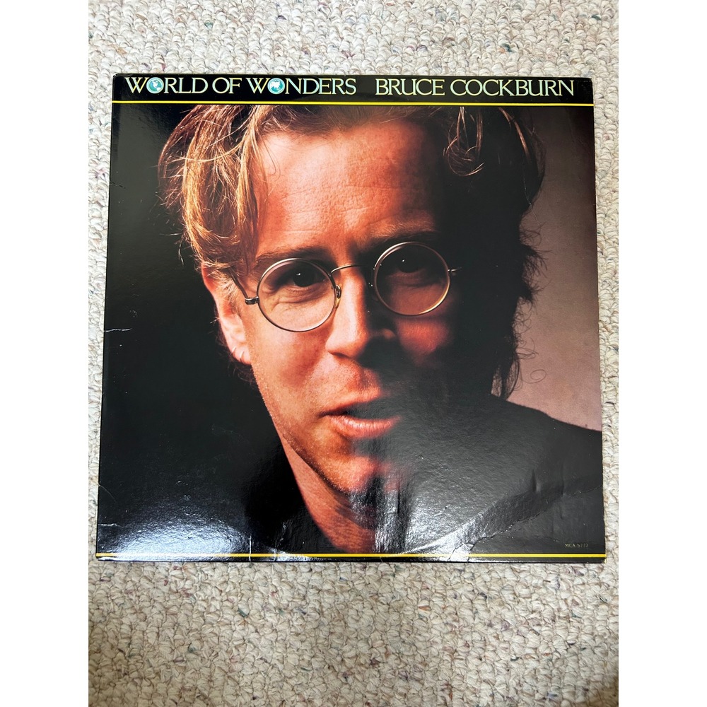 Bruce Cockburn World of Wonders Vinyl LP Record 1986 MCA-5772 Folk Rock